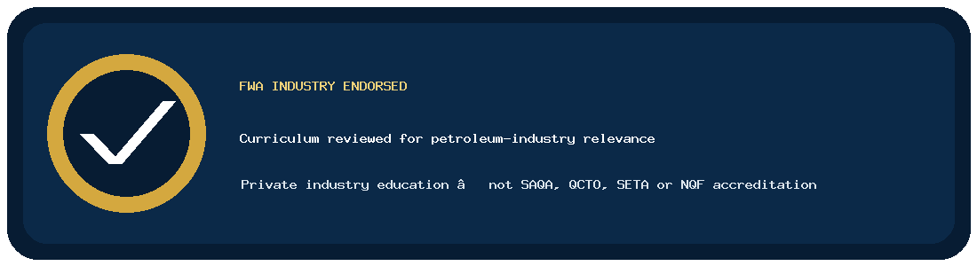 Fuel Wholesalers Association industry endorsement